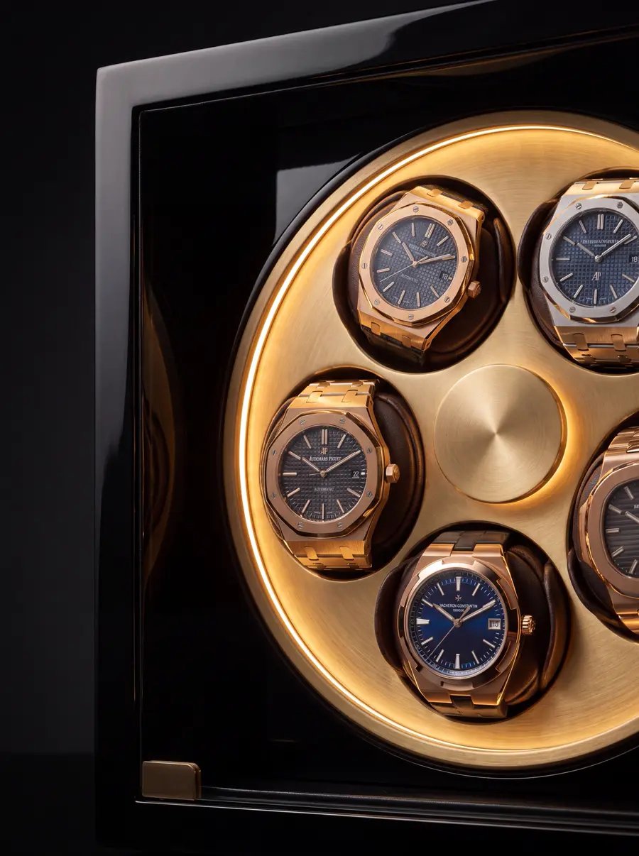 Integrated watch winders