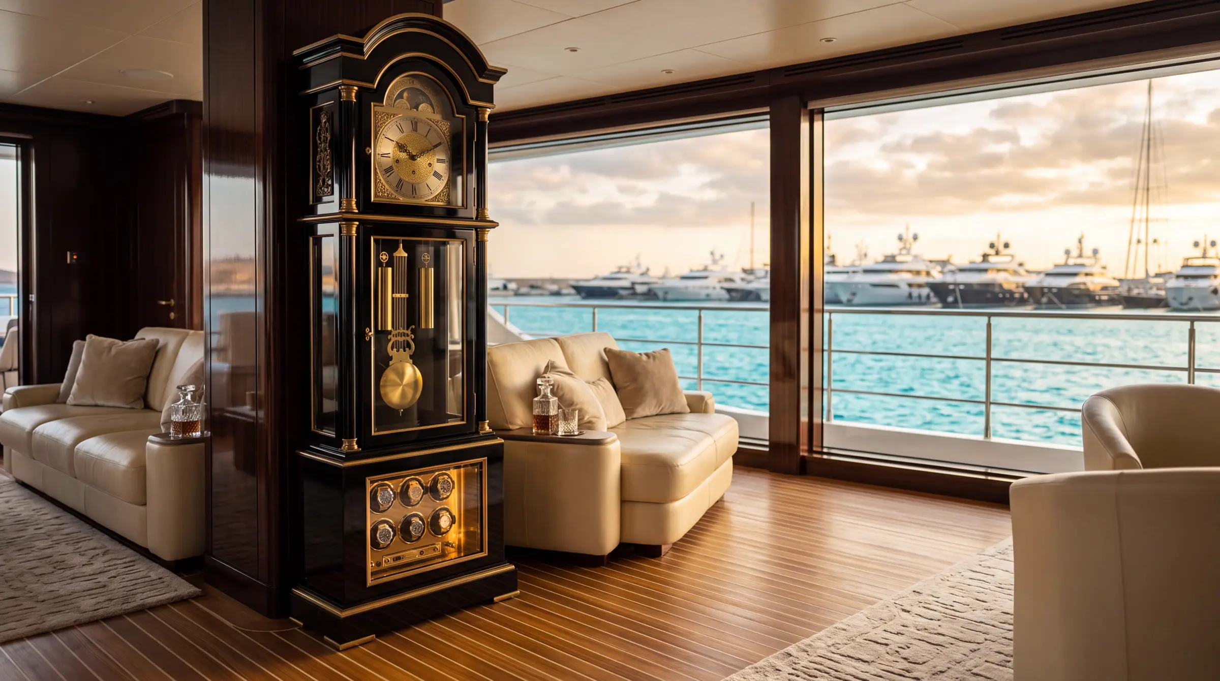 ZEITCRAFT timepiece aboard a yacht